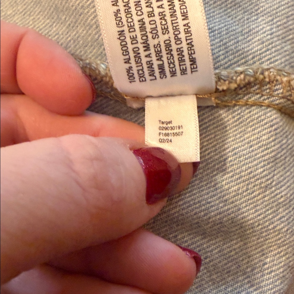Isabel by Ingrid & Isabel denim “Mama” maternity jacket. NWT. X-Large. - Picture 16 of 16
